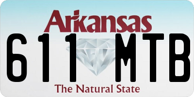 AR license plate 611MTB