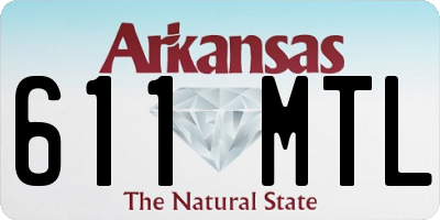 AR license plate 611MTL