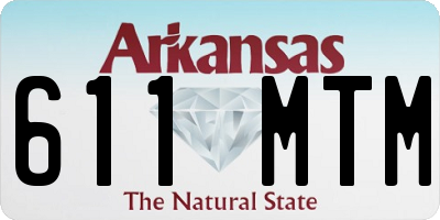 AR license plate 611MTM