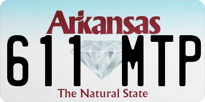 AR license plate 611MTP