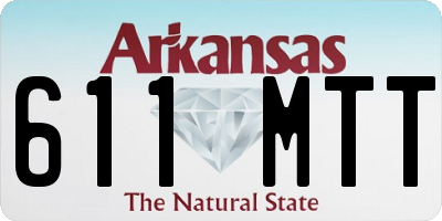 AR license plate 611MTT