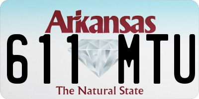 AR license plate 611MTU