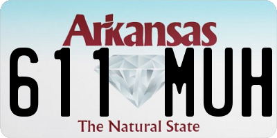 AR license plate 611MUH