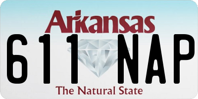 AR license plate 611NAP