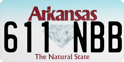 AR license plate 611NBB