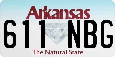 AR license plate 611NBG