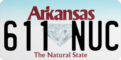 AR license plate 611NUC