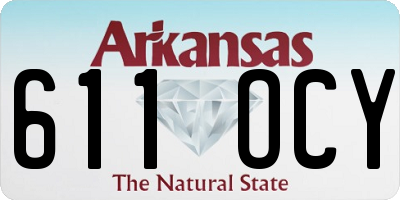 AR license plate 611OCY
