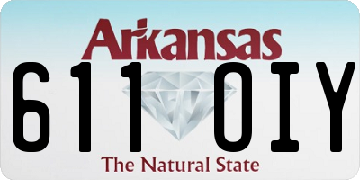 AR license plate 611OIY