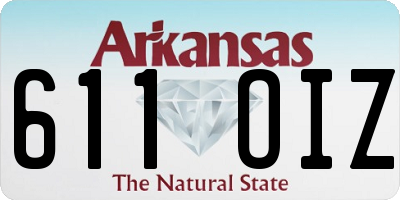 AR license plate 611OIZ