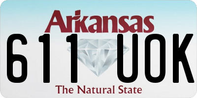 AR license plate 611UOK