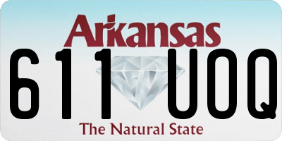 AR license plate 611UOQ