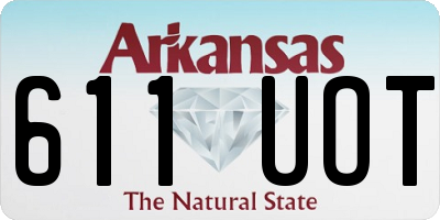 AR license plate 611UOT
