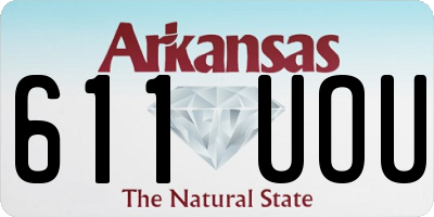 AR license plate 611UOU