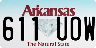 AR license plate 611UOW