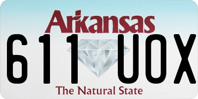 AR license plate 611UOX