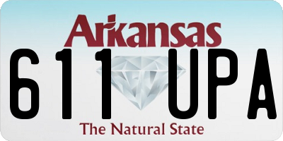 AR license plate 611UPA