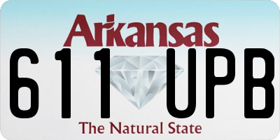 AR license plate 611UPB
