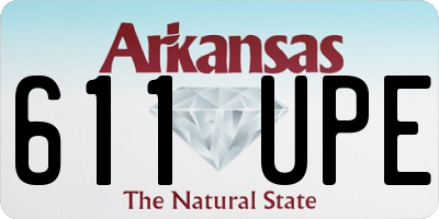 AR license plate 611UPE