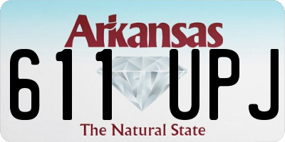 AR license plate 611UPJ