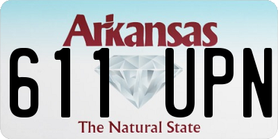 AR license plate 611UPN