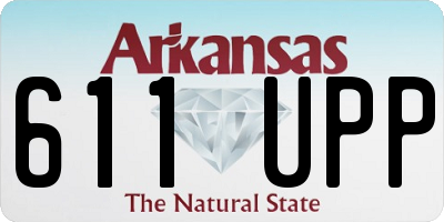 AR license plate 611UPP