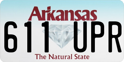AR license plate 611UPR