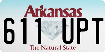 AR license plate 611UPT