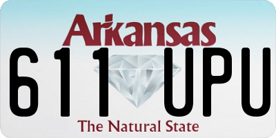AR license plate 611UPU