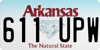 AR license plate 611UPW