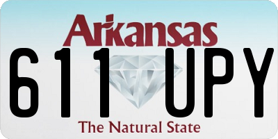 AR license plate 611UPY