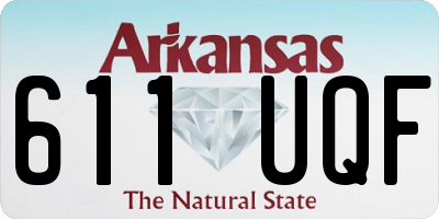 AR license plate 611UQF
