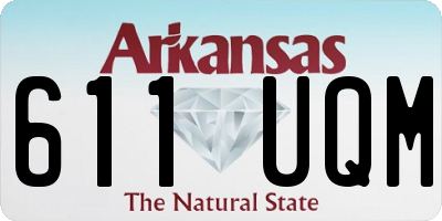 AR license plate 611UQM