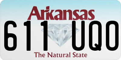 AR license plate 611UQO