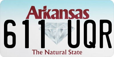 AR license plate 611UQR