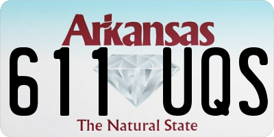 AR license plate 611UQS