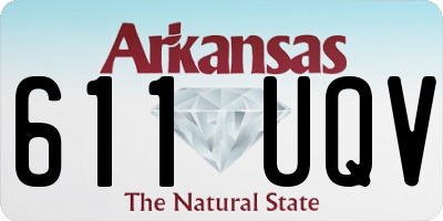 AR license plate 611UQV