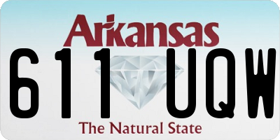 AR license plate 611UQW
