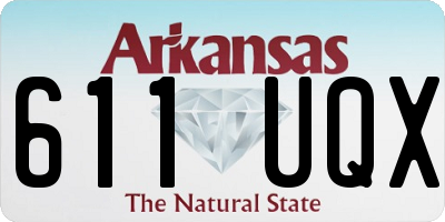 AR license plate 611UQX