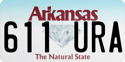 AR license plate 611URA