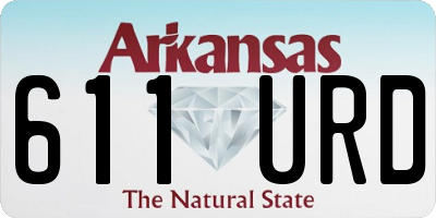 AR license plate 611URD