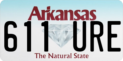 AR license plate 611URE