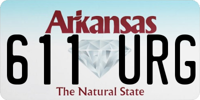 AR license plate 611URG