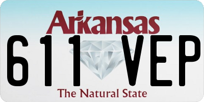 AR license plate 611VEP