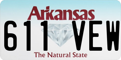 AR license plate 611VEW