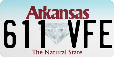 AR license plate 611VFE
