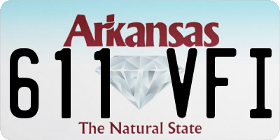 AR license plate 611VFI