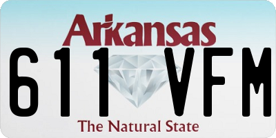 AR license plate 611VFM
