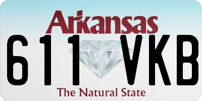 AR license plate 611VKB