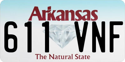AR license plate 611VNF